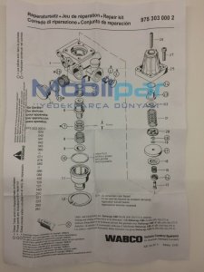 9753030002 WABCO Tamir Takımı